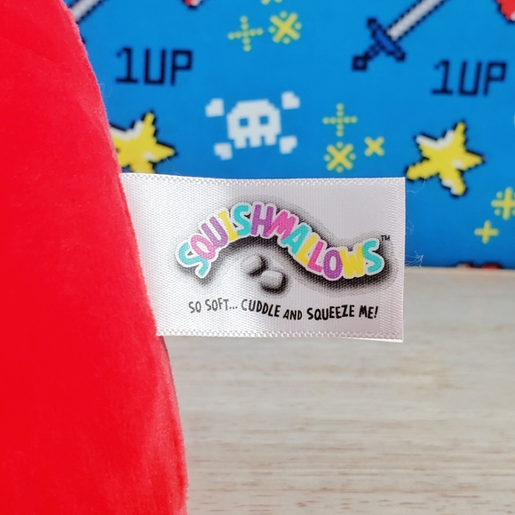 Squishmallow Carlos the Red Crab 8" 2020 UltraSoft Collectible Sealife Plush - Picture 8 of 11